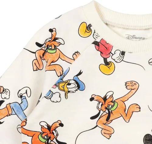 Miniatura 5 de Disney Mickey Mouse Winnie the Pooh Lion King Toy Story Jack Skellington - Sudadera y pantalones cortos de felpa francesa para recién nacidos a
