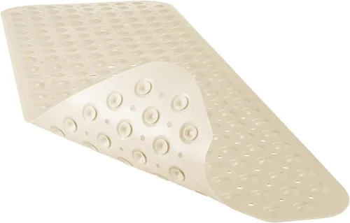 YINENN Tapete de ducha para bañera de 40 x 16 pulgadas, antideslizante y extragrande, tapete para bañera con ventosas, lavable a máquina, con