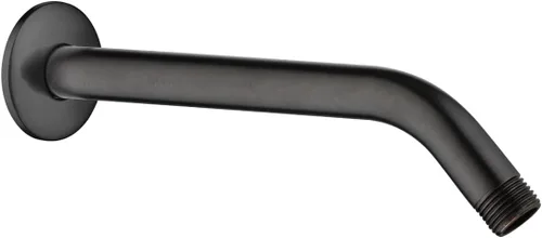 Miniatura 13 de BRIGHT SHOWERS Brazo de extensión de cabezal de ducha de 13 pulgadas con brida, brazo elevador en forma de "S" de alto alcance, brazo de tubo