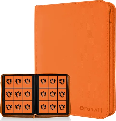 Miniatura 15 de Carpeta de tarjetas coleccionables de 9 bolsillos, libro de tarjetas premium para 360 tarjetas, álbum de tarjetas resistente para tarjetas