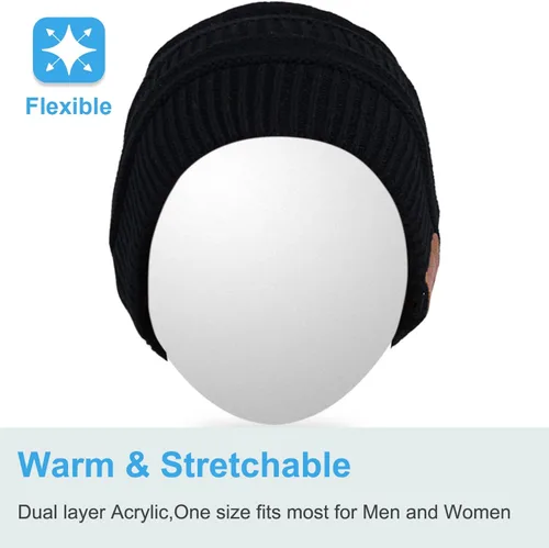 Miniatura 14 de Rotibox - Gorro inalámbrico con Bluetooth para deportes al aire libre, regalo de Navidad.