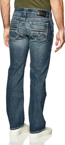 Miniatura 2 de ARIAT M7 Rocker Stretch Coltrane - Jeans de pierna recta apilables para hombre
