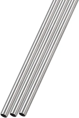 METALLIXITY Tubo de acero inoxidable 316 (0.315 in de diámetro x 0.020 in de pared T x 9.843 in de largo), 3 piezas, tubo recto - para muebles del