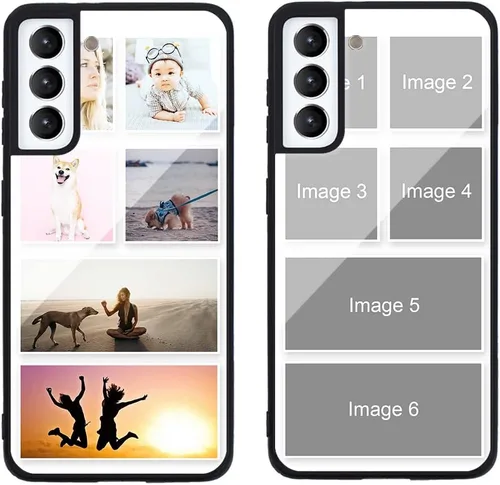 Miniatura 540 de Funda de teléfono personalizada para Samsung Galaxy S22+ / S22 Plus 5G, funda de TPU suave de vidrio templado antiarañazos personalizada con foto