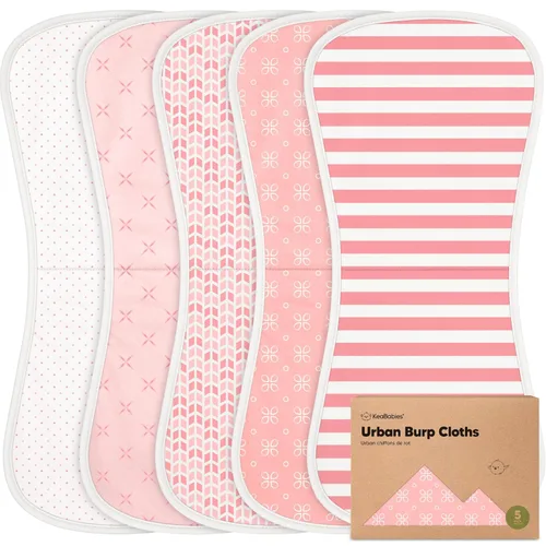 Miniatura 41 de Paños orgánicos para bebés, niños y niñas, paquete de 5, ultra absorbente, paño para eructar, ropa para recién nacidos, toalla para la leche, babero