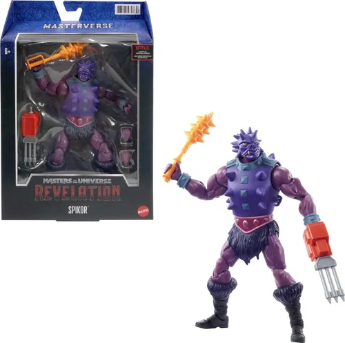 Masters of the Universe Masterverse Collection, Revelation Spikor - Figura de batalla Motu de 7 pulgadas para contar historias, juego y exhibición,