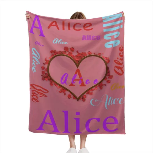 Miniatura 10 de Manta de bebé azul personalizada con nombre para niño, manta de bebé personalizada con nombre que recibe manta floral para bebés, recién nacidos