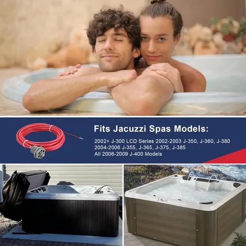 Miniatura 3 de Sensor de temperatura de spa 6600-167 de repuesto para sensor de temperatura Sundance Spa, con conectores de extremo de caja, también apto