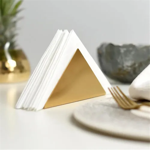 Miniatura 4 de Stainless Steel Cocktail Napkin Dispenser, Table Napkin Holder, Freestanding Tissue Dispenser, Paper Napkin Holder, Napkin Holder (Black)