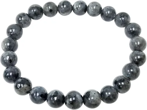 Miniatura 60 de Gem Avenue Handmade Round Bead Stretch Bracelet Unisex Natural Stone Beaded Jewelry for Men & Women, Elastic Wristband for Daily Wear
