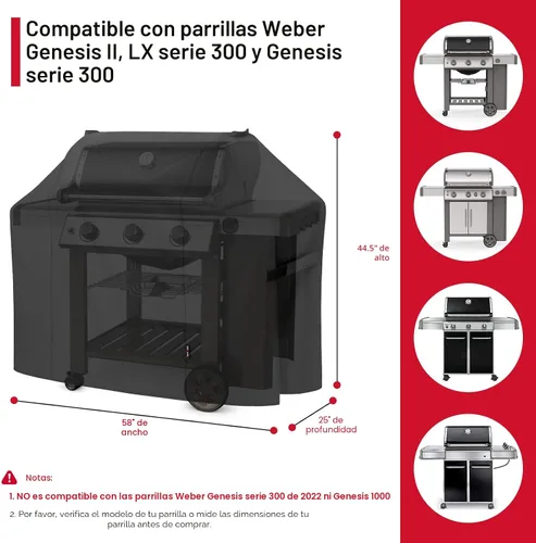 Miniatura 2 de Unicook Funda para parrilla de 30 pulgadas, resistente al agua de servicio pesado, 2 quemadores, cubierta pequeña para barbacoa, compatible