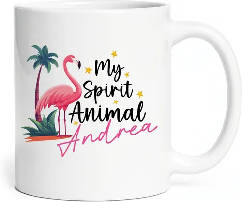 Miniatura 20 de Taza de flamenco personalizada 2023, Flock Of Flamingo Mug para cumpleaños de los amantes del flamenco, taza de café personalizada de flamenco