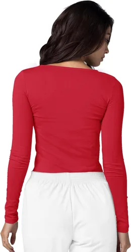 Miniatura 4 de Adar Underscrubs - Camiseta de manga larga para mujer, 2