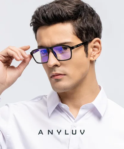 Miniatura 2 de ANYLUV Gafas de luz azul para hombre, lentes de bloqueo de luz azul para hombres y mujeres, antifatiga ocular UV400 para protección ocular