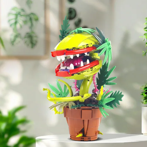 Miniatura 2 de 322 PIEZAS Horribles Audrey Las 2 Plantas Piraña Flores Caníbales Juguetes de Construcción de Modelo Compatibles con Lego Tamaño, Únicas Flores