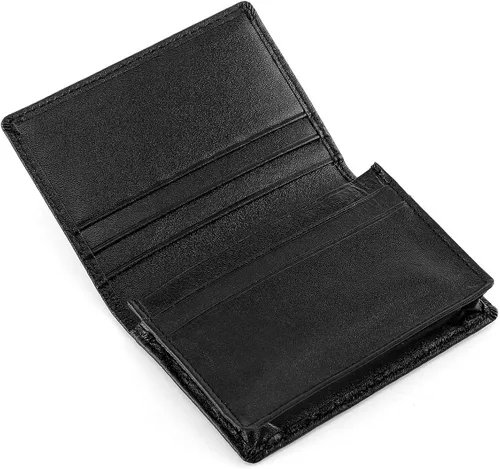 Miniatura 2 de HAWEE - Cartera de bolsillo frontal para hombre, cuero auténtico RFID