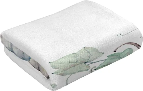 Miniatura 9 de Toalla de mano con diseño de calabaza y otoño, para la cara, 27.5 x 15.7 pulgadas, microfibra de secado rápido, suave, absorbente, para baño, playa
