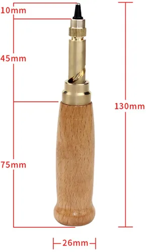 Miniatura 3 de Herramienta de cuero ajustable para taladro, perforadora de papel, perforadora de papel, perforadora de manualidades, perforadora de agujero