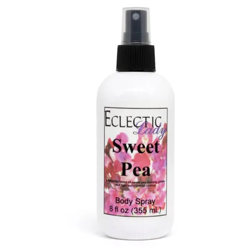 Miniatura 9 de Eclectic Lady Spray corporal Sweet Pea, doble fuerza, 2 onzas, espray corporal para mujeres con fragancia limpia, ligera y suave, colonia con aroma