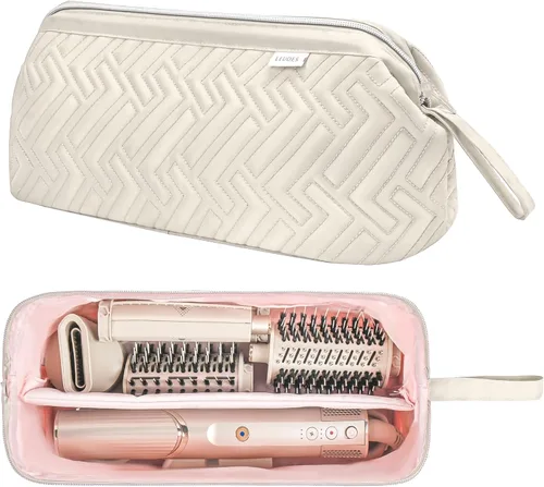 Miniatura 12 de Leudes Bolsa de Viaje para Herramientas de Cabello para Shark Flexstyle Estuche de Transporte Portátil Shark Hair Air Wrap Estuche para Secadora Rosa