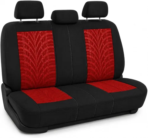 Miniatura 17 de FH Group - Juego de fundas de asiento delantero de automóvil de tela de alta calidad, para asientos con respaldo bajo con reposacabezas extraíble