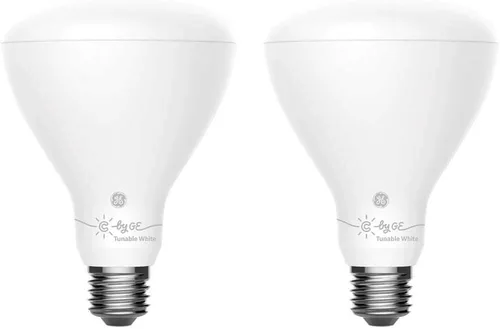 Miniatura 2 de C by GE - Bombilla LED inteligente BR30 a todo color, repuesto de 65 W, Bluetooth/Wi-Fi, funciona con Alexa + Google Home sin concentrador