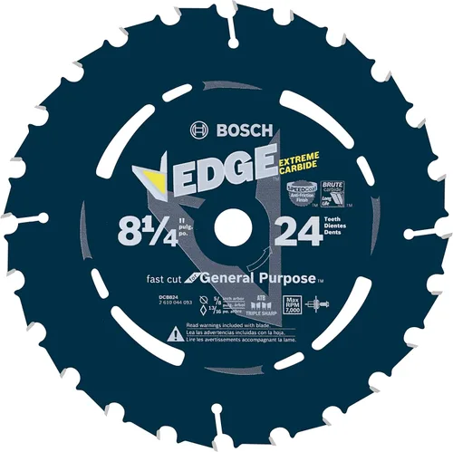 Miniatura 18 de BOSCH DCB760 - Hoja de sierra circular de 7-1/4 pulgadas con borde de 60 dientes para acabado extrafino
