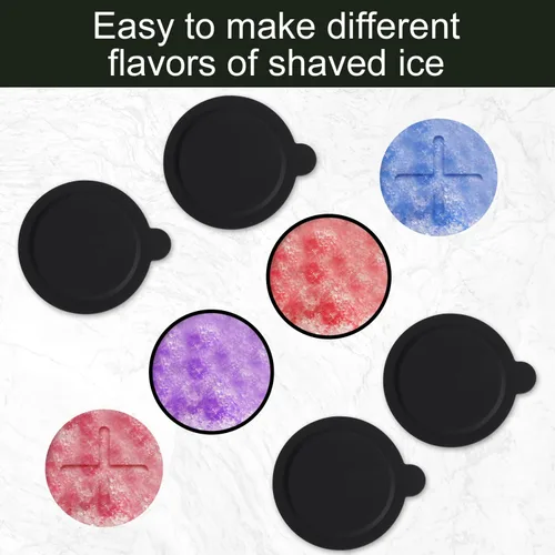Miniatura 6 de 4 piezas de repuesto de hielo, hielo de silicona reutilizable con tapas de repuesto compatibles con accesorios de máquina de afeitar, fácil