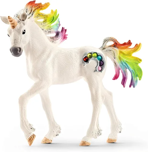 Miniatura 8 de Schleich Bayala - Juego familiar de unicornio de mandala de 3 quilates, con mamá, papá y lindas figuras de unicornio bebé, juguetes mágicos