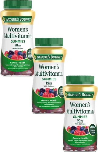 Miniatura 8 de Nature's Bounty Gomitas multivitamínicas para mujeres, suplementos vitamínicos para adultos, salud general, apoya la salud inmunológica y ósea