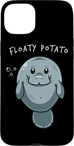 Miniatura 8 de iPhone 11 Floaty Potato Manatí Chubby Sirena Sea Vaca Animal Estuche de Regalo
