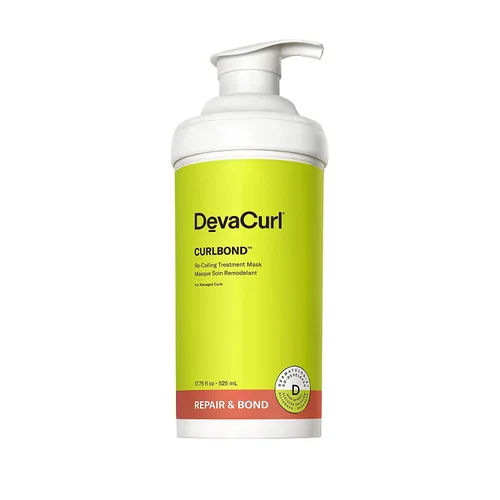 DevaCurl CurlBond Máscara de tratamiento de rebobinado | Ayuda a revincular los enlaces rotos | Mejora la fuerza | Protege de daños futuros | Todos