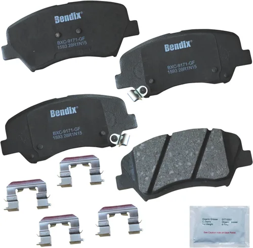 Miniatura 310 de Pastillas de freno delanteras cerámicas Bendix Priority1 CFC2302 para Hyundai Elantra 2021, Sonata 2022-2020, Kia K5 2023-2021