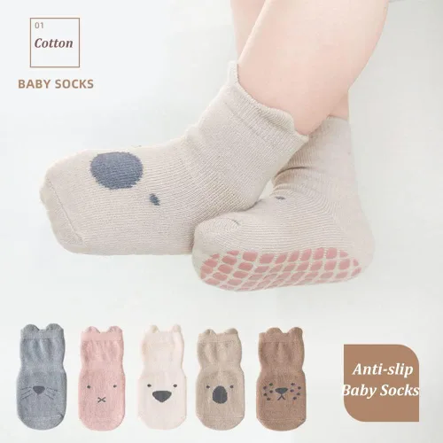 Miniatura 2 de SUITBOY Baby Girls Socks Toddlers Ruffle Socks Frilly Socks for Toddler Girls Baby Nonslip Cotton Socks with Grips
