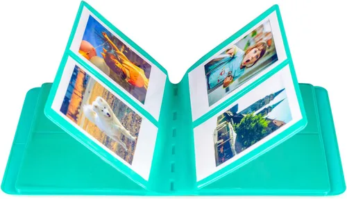 Miniatura 4 de Ablus - Álbum de fotos con 64 bolsillos para fotos instantáneas de cámaras Fujifilm Instax Mini 7s 8 8+ 9 25 26 50s 70 90 y letrero, pequeño
