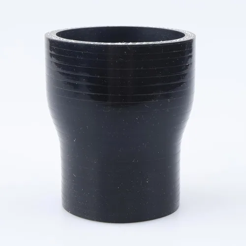 Miniatura 58 de AC PERFORMANCE ID de 1-1/8" a 1" (44mm a 25mm) Manguera de silicona recta reductora de 3 capas reforzada, negra, de 3" de longitud