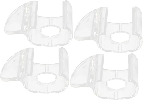 Miniatura 8 de Tofficu 4 tiradores sin cordón para ventanas, fáciles de instalar, material resistente para persianas enrollables