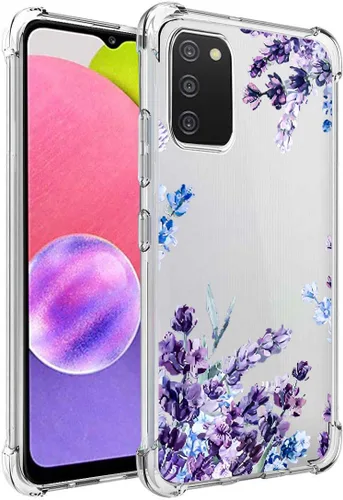Miniatura 4 de Funda para Galaxy A03S: Funda delgada y flexible de TPU para niñas y mujeres, funda de silicona suave con absorción de impactos, para Samsung Galaxy