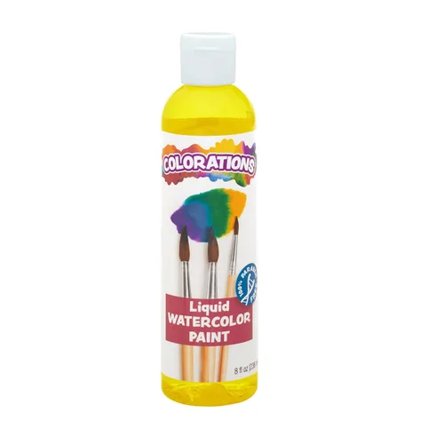 Miniatura 19 de Colorations - LWPACK - Pintura líquida para acuarela, 4 onzas líquidas, juego de 6, no tóxica, pintura, niños, manualidades, pasatiempos, diversión
