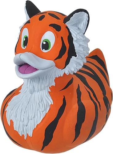 Wild Republic - Patos de goma, juguetes de baño, regalos para niños, 4", Tiger