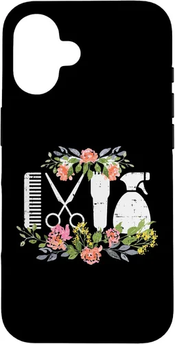Miniatura 31 de Funda de regalo para iPhone 13 Pro Max Hair Styling Tool Flower Hairdresser Hairstylist Barber Gift Case