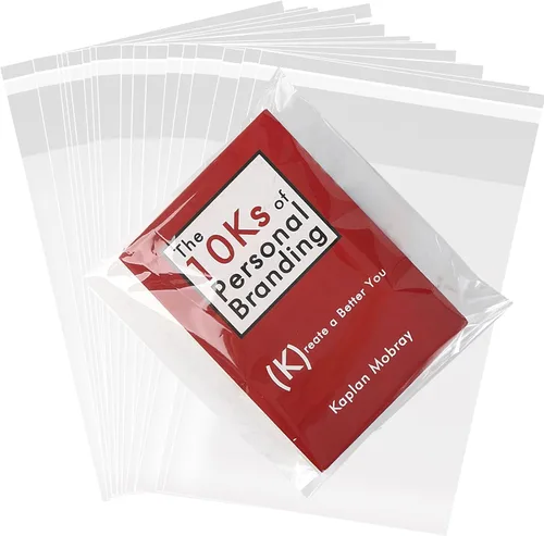 Miniatura 19 de 50 bolsas de celofán transparentes planas de 7" x 12" (A:17.8*A:30.4 cm), bolsas de celofán de polietileno de 2.8 mils para envolver regalos