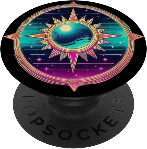 Miniatura 6 de Retro Synthwave Vaporwave Decor classic Anime 80s Print PopSockets MagSafe PopGrip for iPhone