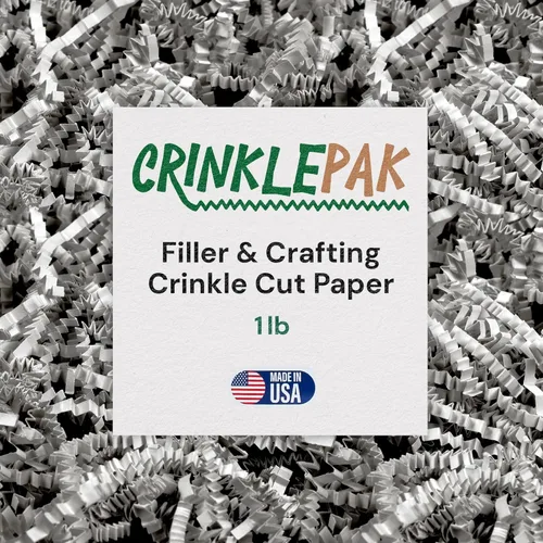 Miniatura 42 de Relleno de papel arrugado de 10 libras fabricado en EE. UU. Relleno de papel triturado para embalajes de envío, envoltorios de regalo, excelente