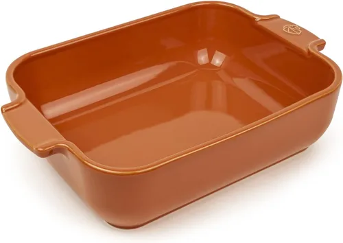 Miniatura 3 de Peugeot - Appolia Plato rectangular para horno - Panadero de cerámica con asas - Azul, 8 x 6 x 2 pulgadas