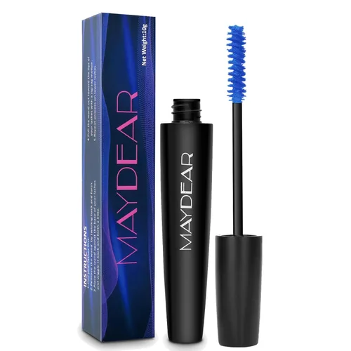 Miniatura 13 de Maydear - Máscara impermeable de larga duración, verde oscuro, a prueba de manchas para maquillaje de ojos de mujer