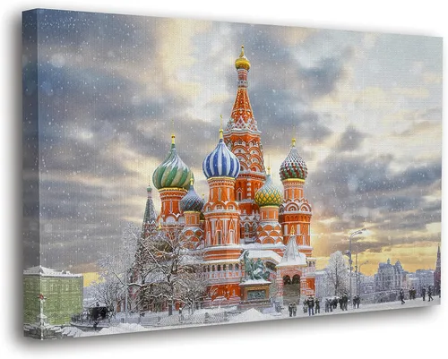 Miniatura 33 de SpiritualHands Lienzo decorativo para pared, diseño de lugares famosos del patrimonio mundial, carteles enmarcados escénicos, paisajes modernos, 03