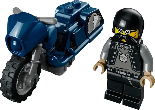 Miniatura 2 de LEGO City Stuntz Touring Stunt Bike 60331 - Juego de juguetes de construcción; bicicleta de volante para niños, niñas y niños a partir de 5 años