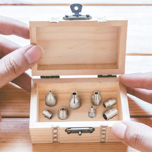 Miniatura 7 de Juego de adaptador de aerógrafo de 13 piezas, incluye kit de adaptador de aerógrafo de liberación rápida, juego de conectores de desconexión