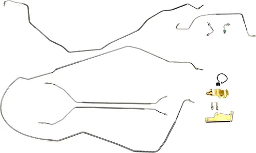Miniatura 7 de Kit completo de línea de freno de coche – Se adapta a 64-67 Chevelle/Malibu Hardtop – Acero recubierto Galfan – The Stop Shop
